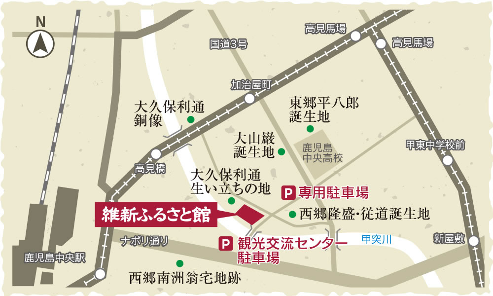 駐車場案内地図